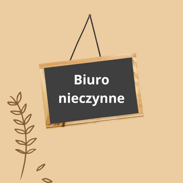 W dniu 02.01.2026r. nasze biura będą nieczynne.